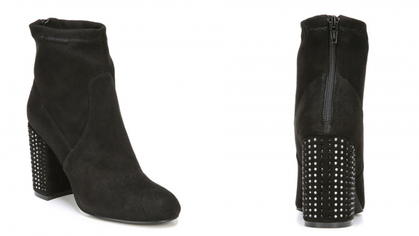 Fergie Suede Embellished Booties