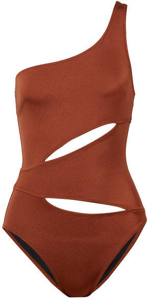 The Louise One-shoulder Cutout Swimsuit