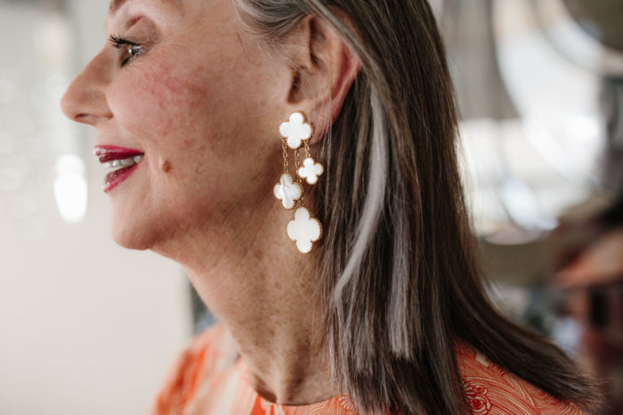 Fall style after 50 - Van Cleef Earrings