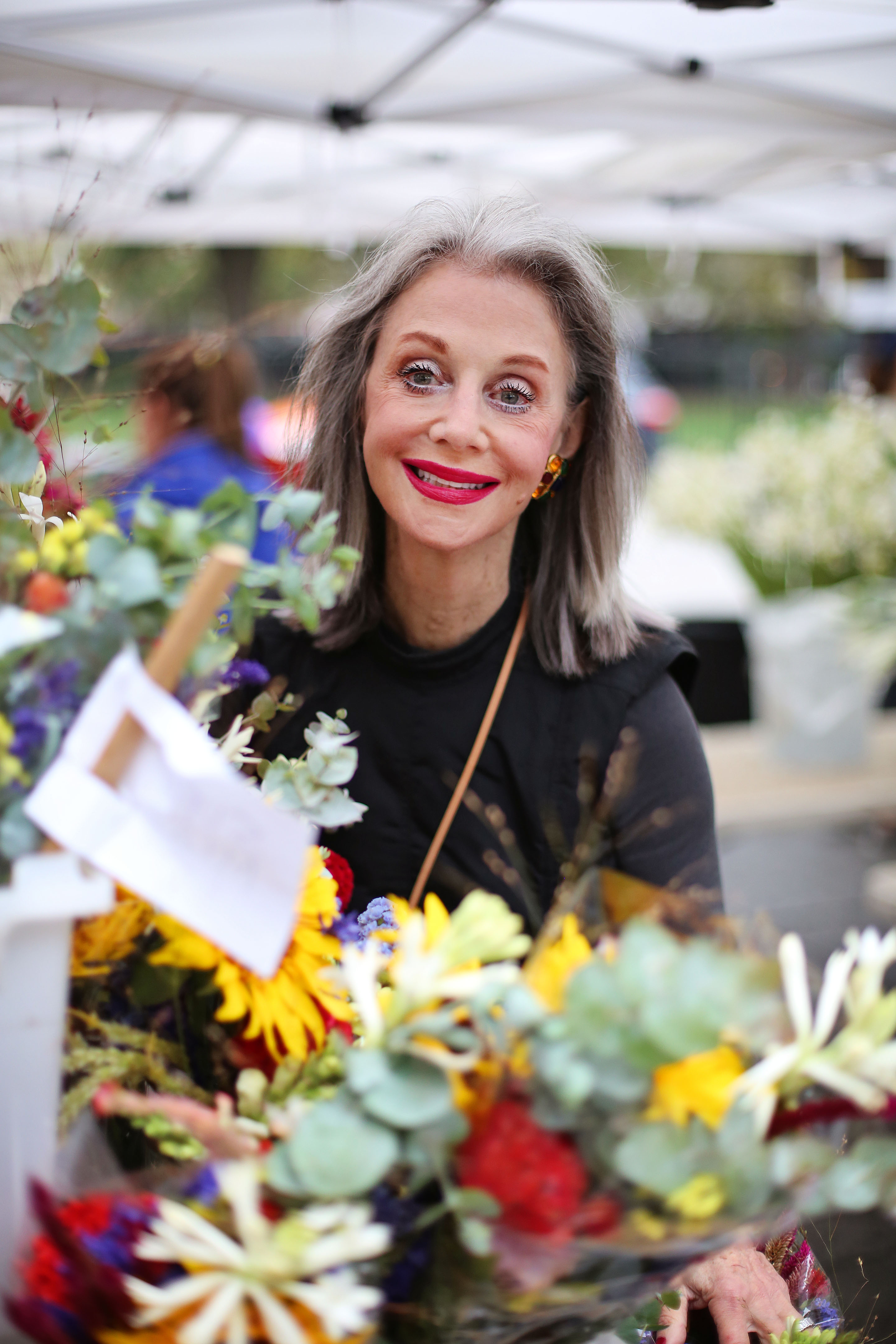 Positivity Through Flowers at the Farmer's Market
