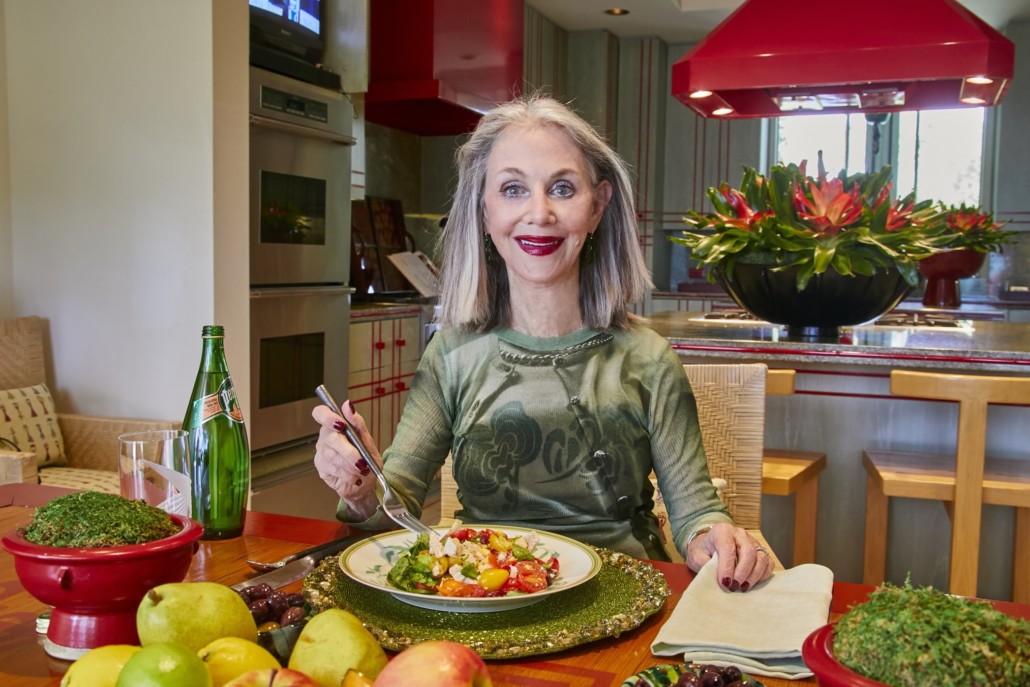 Honey focusing on self care and eating nourishing food