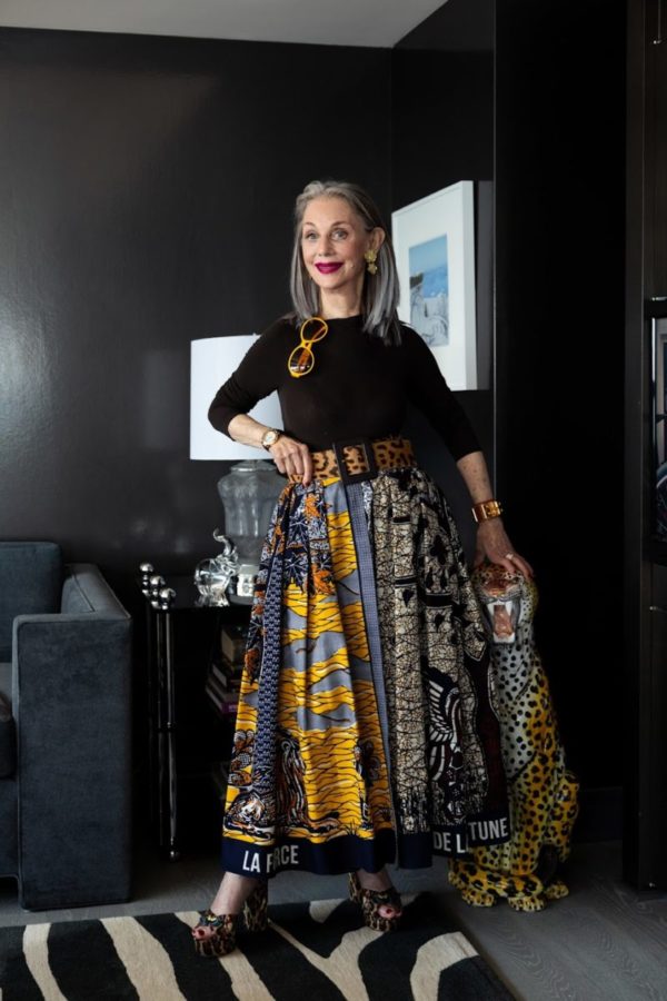 Honey Defines her style after 50 with bold patterns!