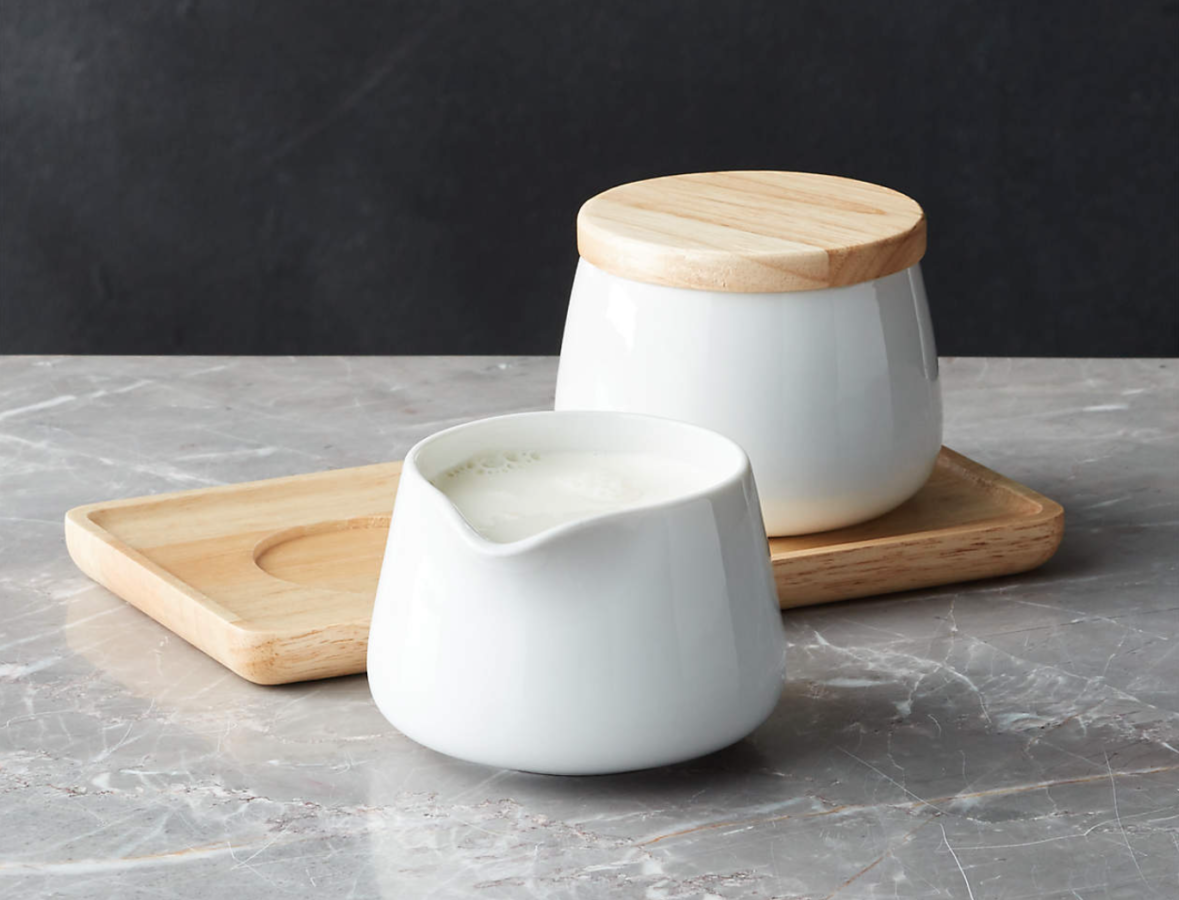 Crate & Barrel Merge Cream and Sugar Set