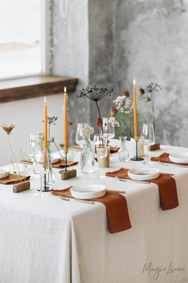UPDATE YOUR THANKSGIVING TABLE WITH NEW LINENS