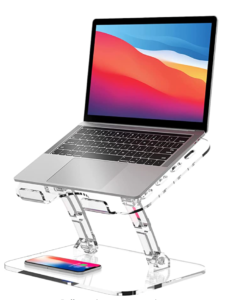 Lucite Laptop Stand, Amazon Wellness Picks