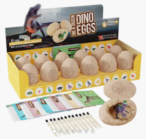 Easter Egg Dinosaur Toys for Kids - Dig up 12 Eggs & Discover Surprise Dinosaurs