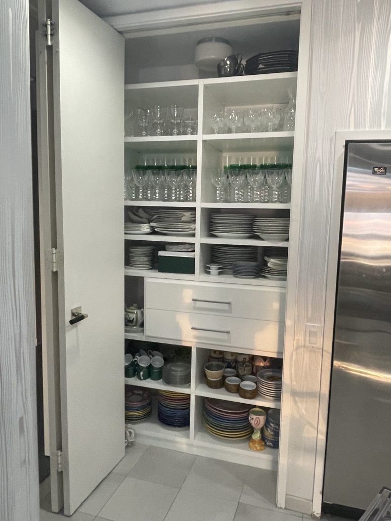 an organized kitchen with the konmari method