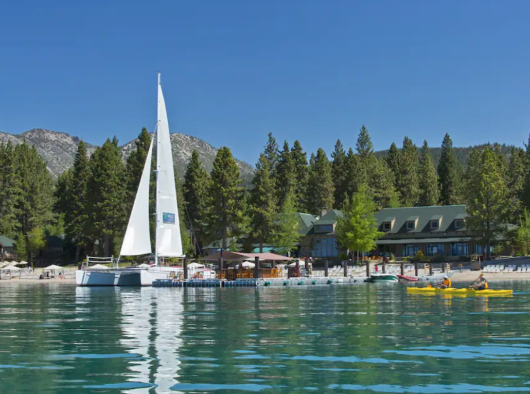 best lakeside resorts via Honey Good