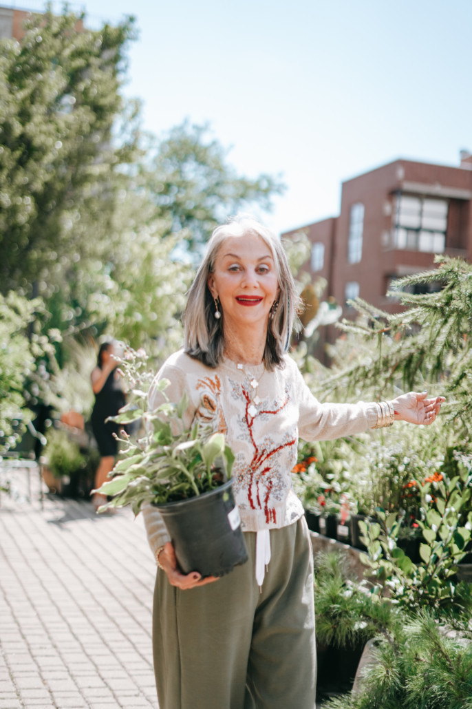 Honey Good in her garden finding purpose