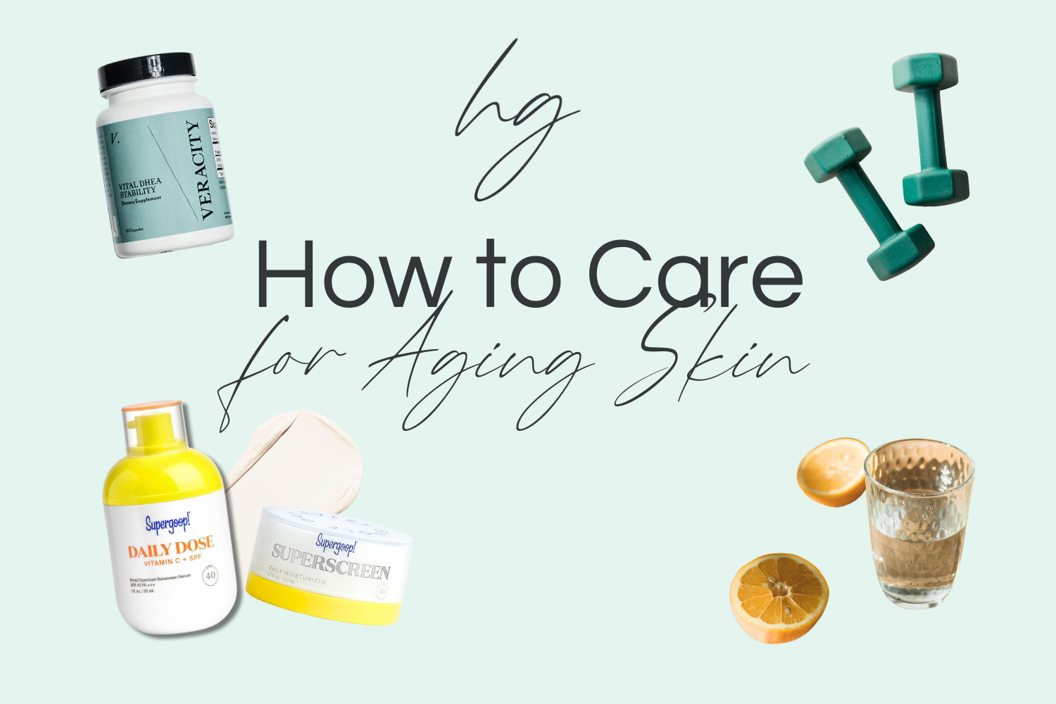 how to care for aging skin banner