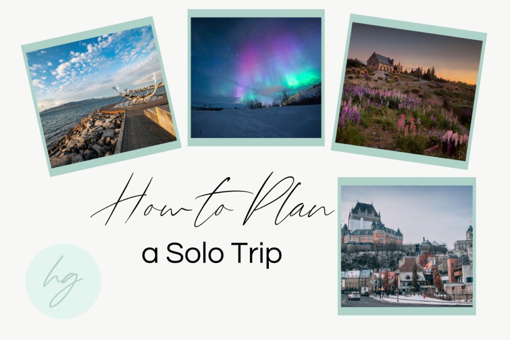 "How to Plan a Solo Trip" banner