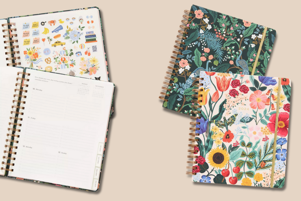 Two Anthropologie goal planning notebooks