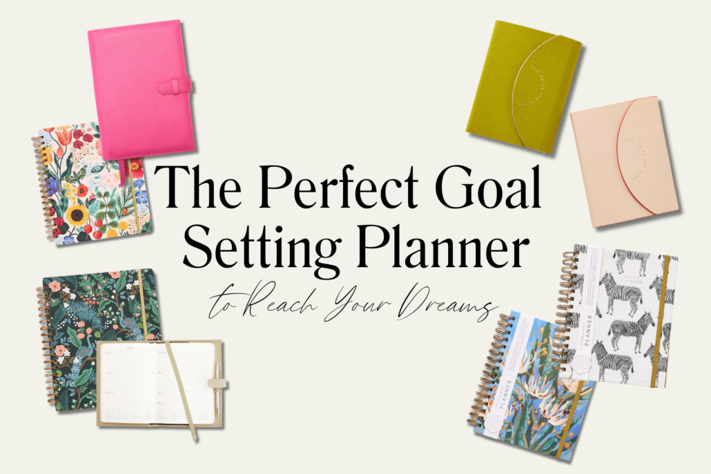 six different goal setting planners to choose from.