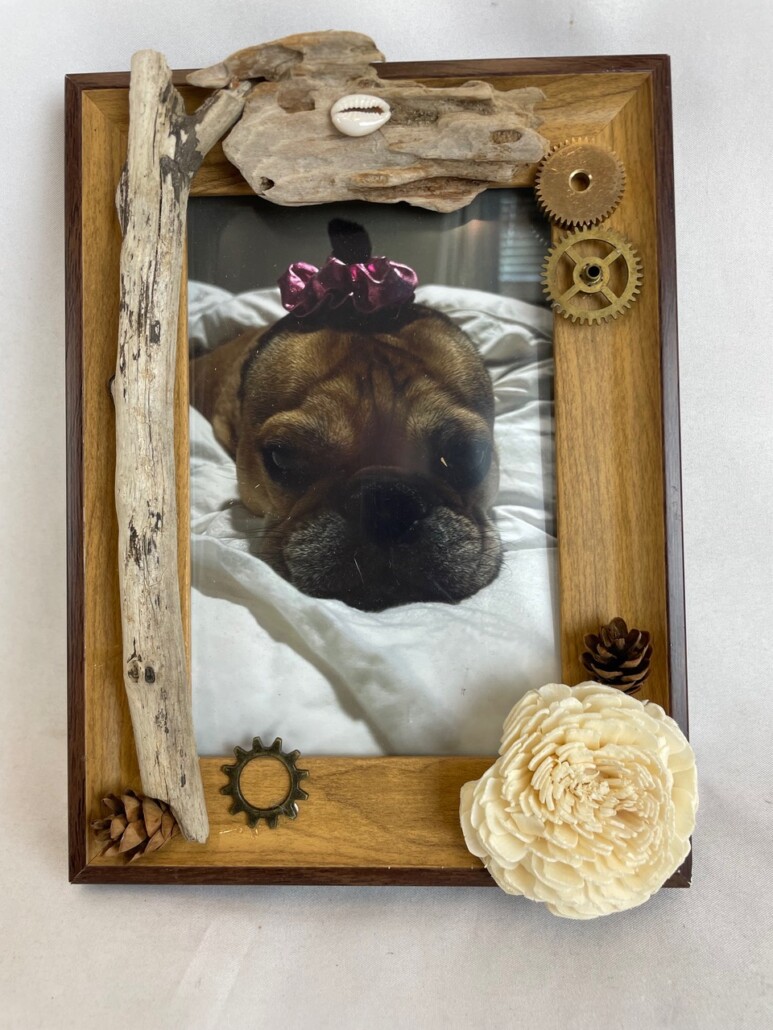 Assemblage art picture frame