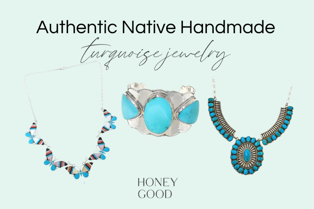 Image of Native American jewelry, turquoise
