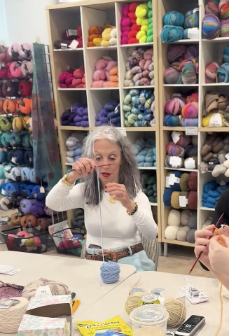 Honey knitting as a hobby